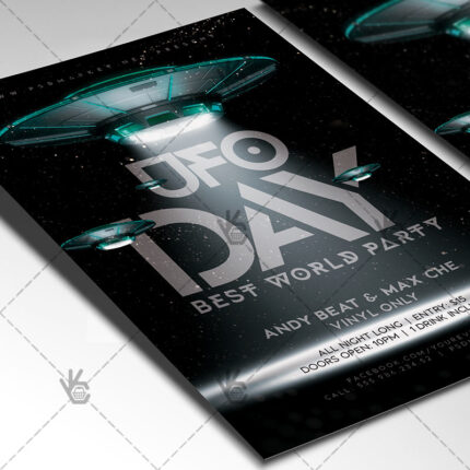 Download UFO Day Flyer - PSD Template-2