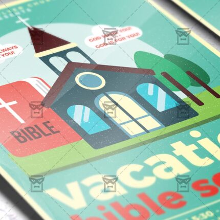 Download Vacation Bible School PSD Flyer Template Now