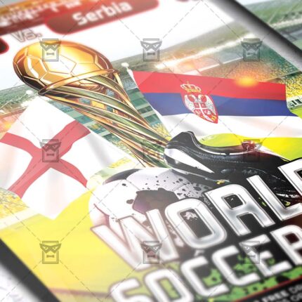 Download World Soccer Cup PSD Flyer Template Now