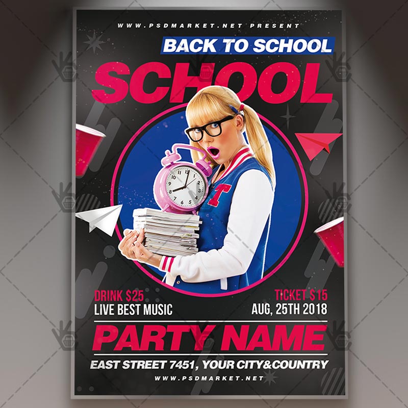 back_to_school_flyer_psd_psdmarket_1.jpg Download Back to School Flyer - PSD Template
