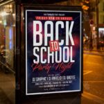 Download Back To School Party Flyer - PSD Template-3