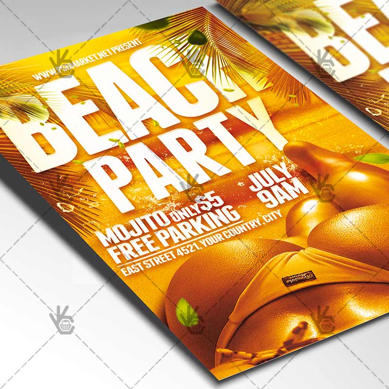 beach_party_flyer_psd_psdmarket_2.jpg Download Beach Party Flyer - PSD Template-2