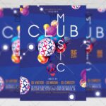 Club Music Night Flyer - Club A5 Template
