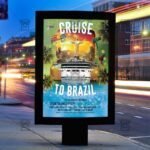 Download Cruise to Brazil PSD Flyer Template Now