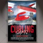 Download Curling Flyer - PSD Template