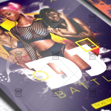 Download Dj Battle Party PSD Flyer Template Now