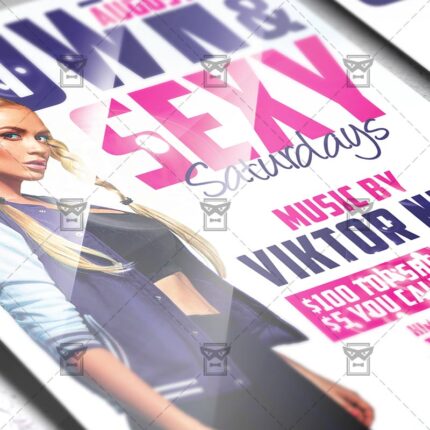 Download Grown and Sexy PSD Flyer Template Now