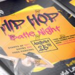 Download Hip Hop Night PSD Flyer Template Now