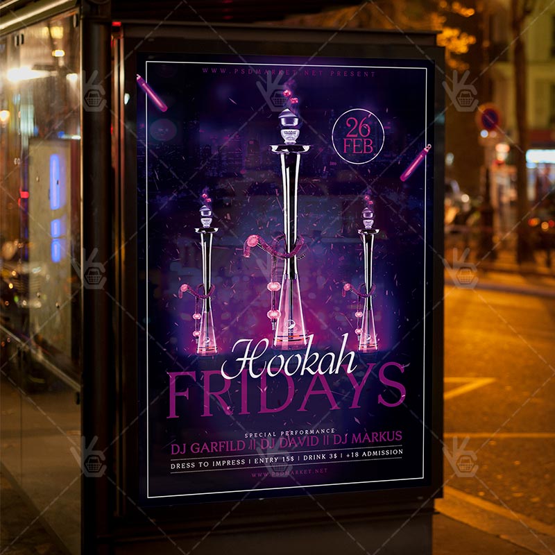 hookah_fridays_flyer_psd_psdmarket_3.jpg Download Hookah Fridays Flyer - PSD Template-3