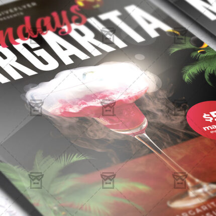 Download Margarita Mondays PSD Flyer Template Now