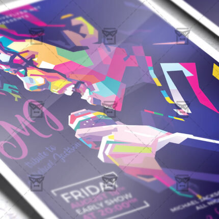 Download Michael Jackson Tribute PSD Flyer Template Now