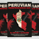 Download Peruvian Independence Day PSD Flyer Template Now