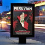 Download Peruvian Independence Day PSD Flyer Template Now