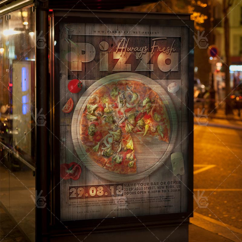 pizza_time_flyer_psd_psdmarket_3.jpg Download Pizza Time Flyer - PSD Template-3