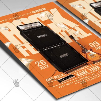 Download Rock Festival Flyer - PSD Template-2