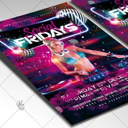 Download Social Fridays Flyer - PSD Template-2