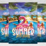 Download Summer Pool Party PSD Flyer Template Now