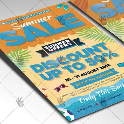 Download Summer Sale Flyer - PSD Template-2