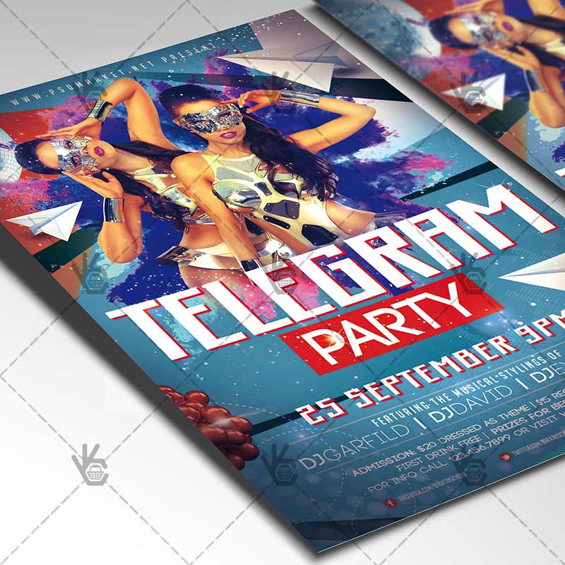 telegram_party_flyer_psd_psdmarket_2.jpg Download Telegram Party Flyer - PSD Template-2
