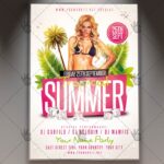 Download Tropical Summer Flyer - PSD Template