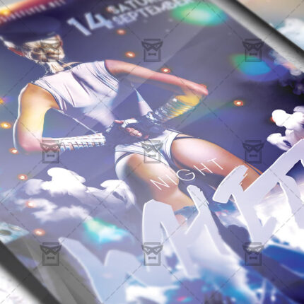 Download White Night PSD Flyer Template Now