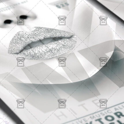 Download White Party PSD Flyer Template Now