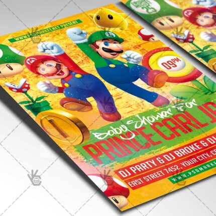 Download Baby Shower Flyer - PSD Template-2