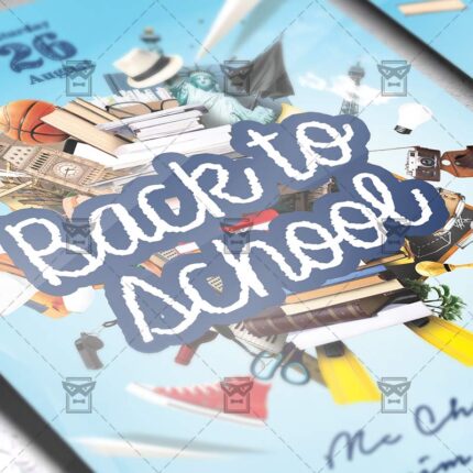 Download Back to School PSD Flyer Template Now