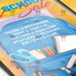 Download Back 2 School Sale PSD Flyer Template Now