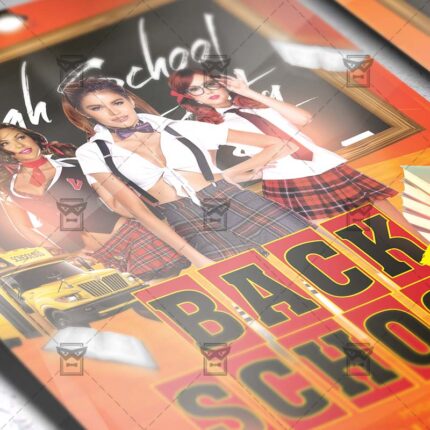 Download Back to School PSD Flyer Template Now