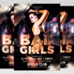 Download Bad Girls PSD Flyer Template Now