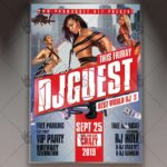 Download DJ Guest Flyer - PSD Template