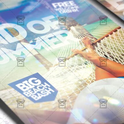 Download End of Summer PSD Flyer Template Now