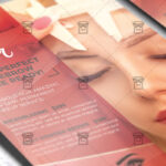 Download Eyebrow Microblading PSD Flyer Template Now