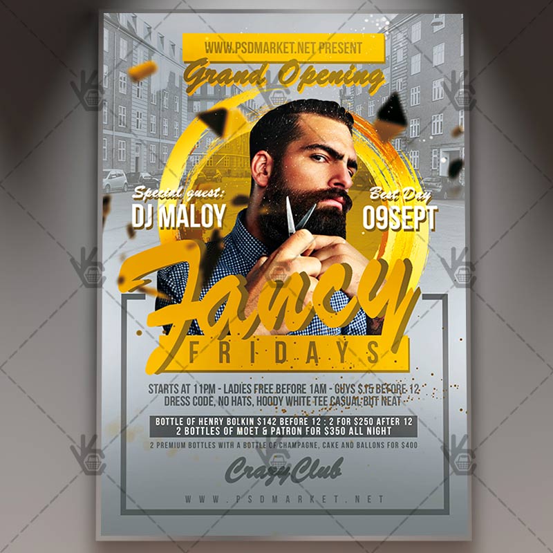 fancy_fridays_flyer_psd_psdmarket_1.jpg Download Fancy Fridays Flyer - PSD Template