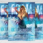 Download Foam Night Party PSD Flyer Template Now