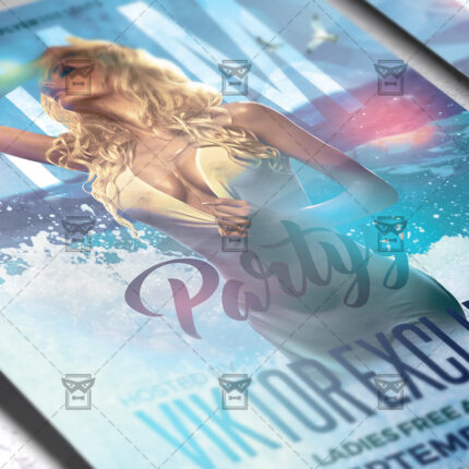 Download Foam Night Party PSD Flyer Template Now