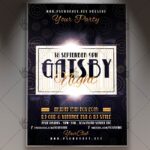 Download Gatsby Night Flyer - PSD Template