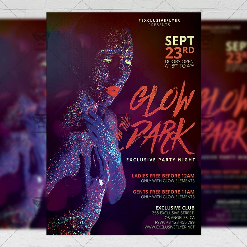 glow_flyer-premium-flyer-template-1.jpg Download Glow in the Dark PSD Flyer Template Now
