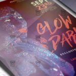 Download Glow in the Dark PSD Flyer Template Now