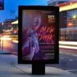 Download Glow in the Dark PSD Flyer Template Now