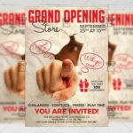 Download Grand Opening PSD Flyer Template Now