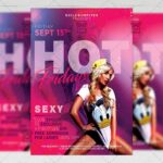 Download Hot Fridays PSD Flyer Template Now