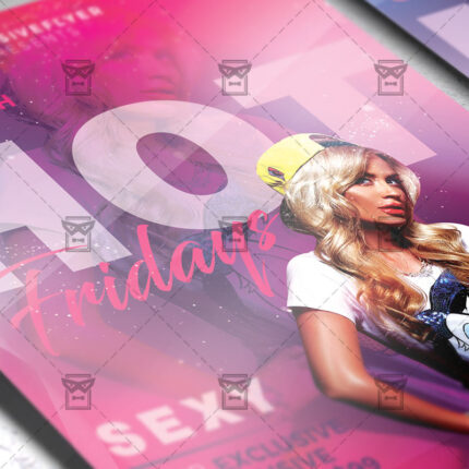 Download Hot Fridays PSD Flyer Template Now
