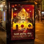 Download India Party Night Flyer - PSD Template-3