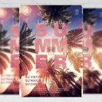 Download Last Summer Party PSD Flyer Template Now