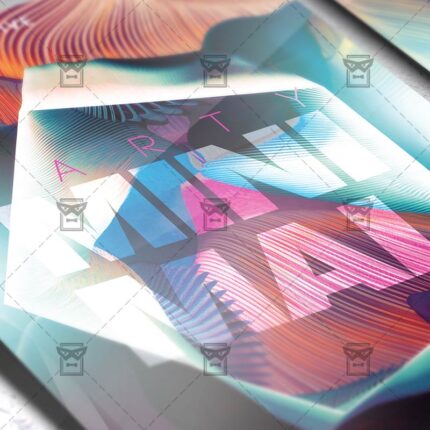 Download Minimal Party PSD Flyer Template Now