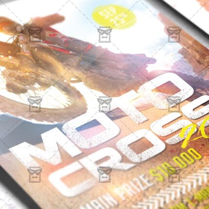 Download Moto Cross 2018 PSD Flyer Template Now