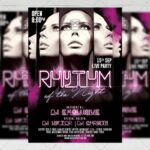 Download Rhythm of the Night PSD Flyer Template Now