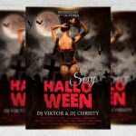 Download Sexy Halloween PSD Flyer Template Now